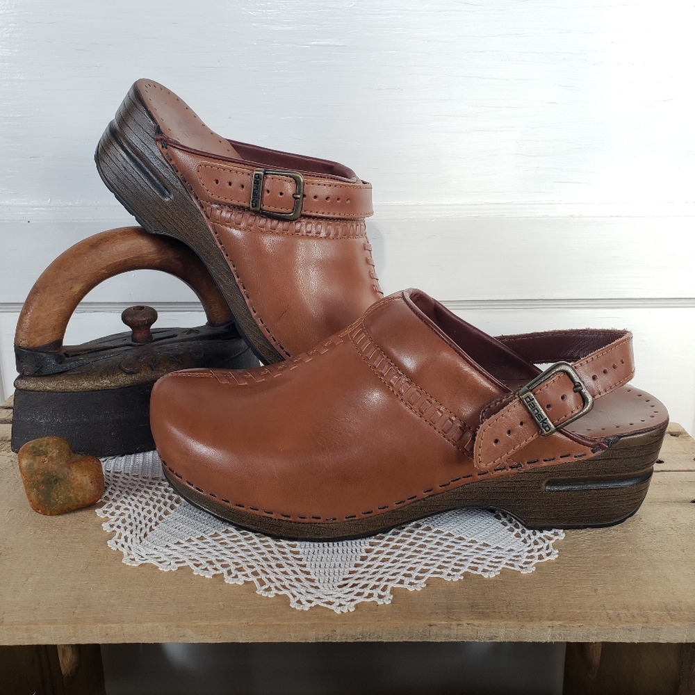 **SOLd*thankyou🌹Dansko Honey Clogs "Ingrid"▪︎Sling-back Braided Mule Slide•EU40 - Picture 15 of 15